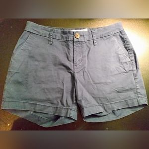 Old Navy Women's Size 0 Khaki Navy Blue Shorts